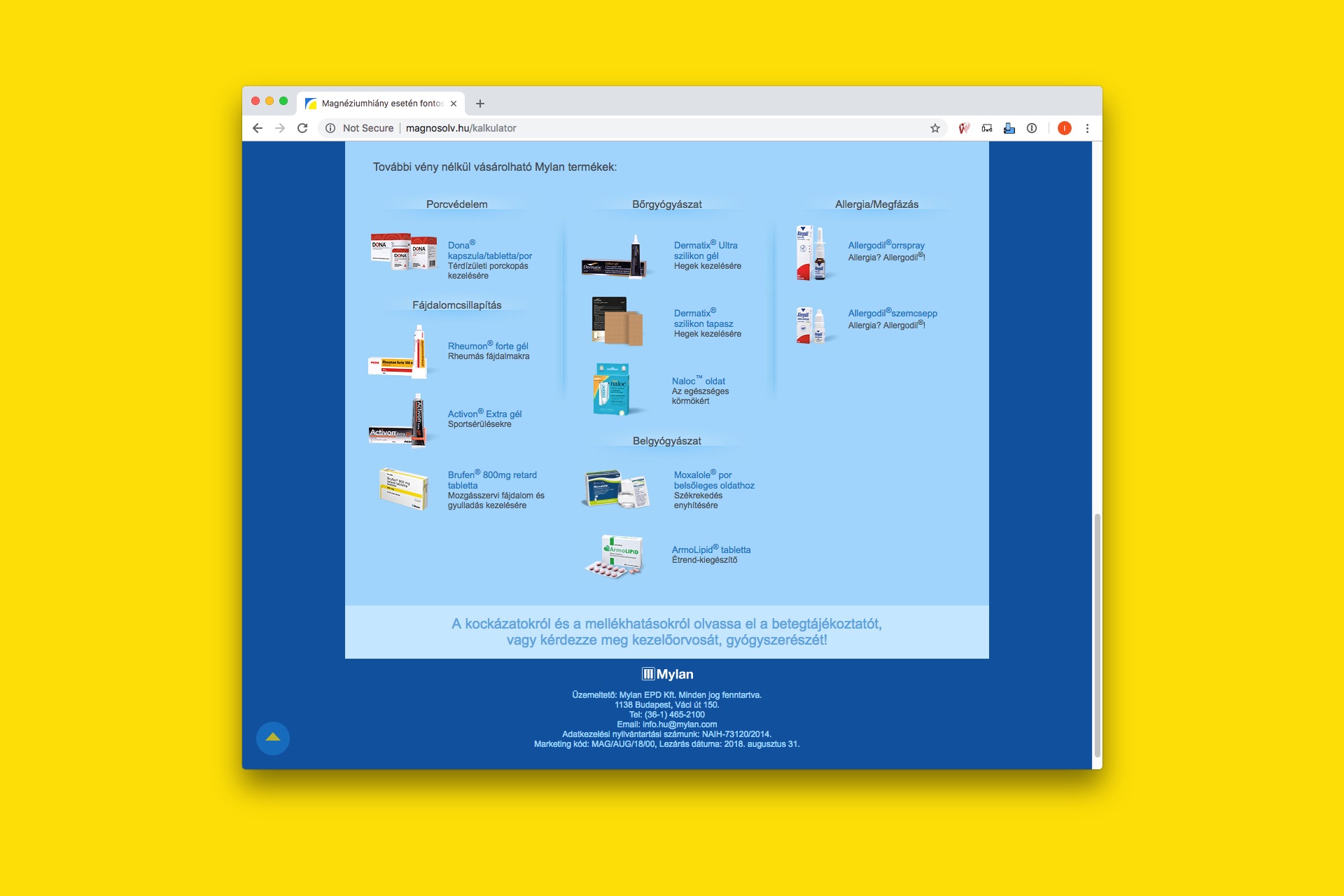 Magnosolv microsite
